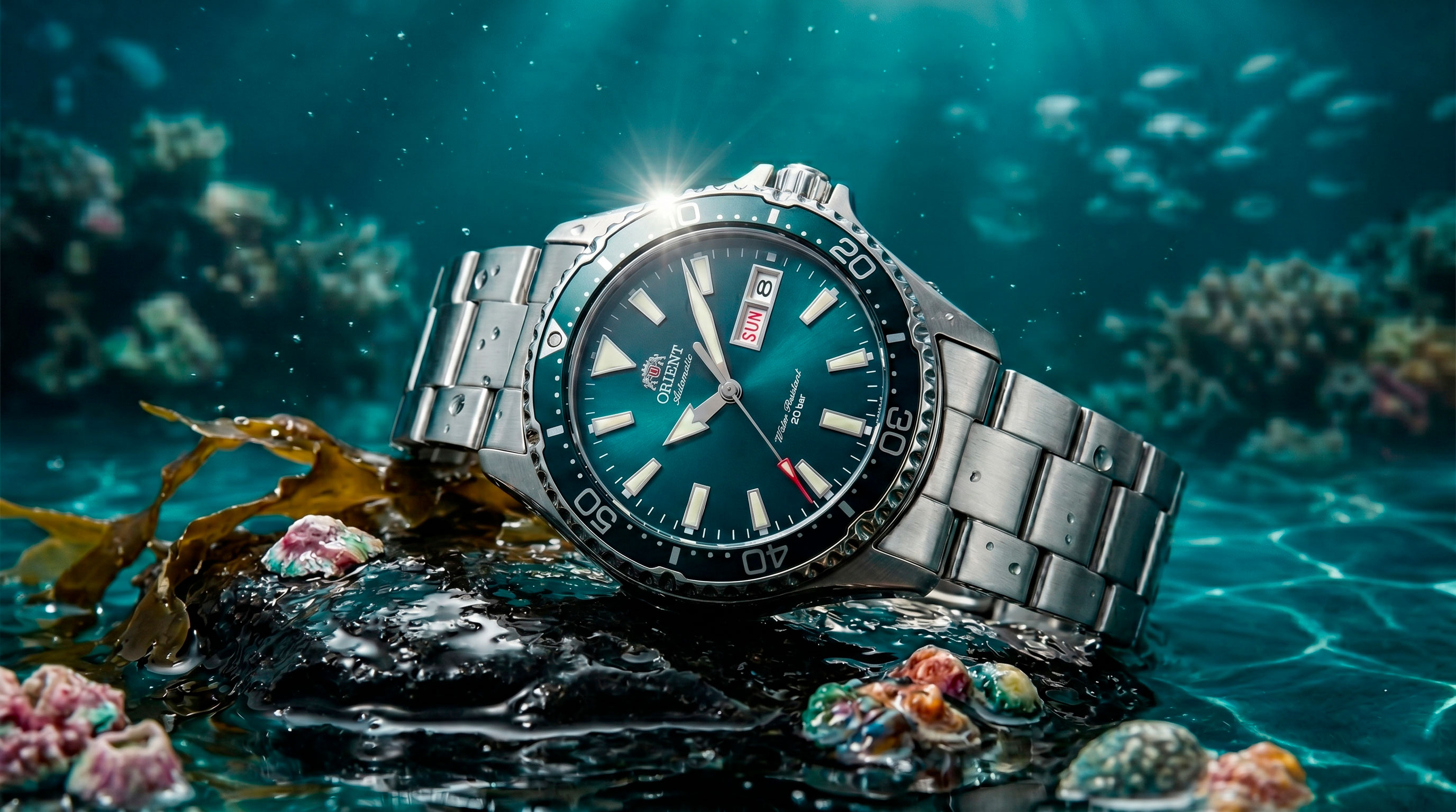 Orient Bambino quadrante verde